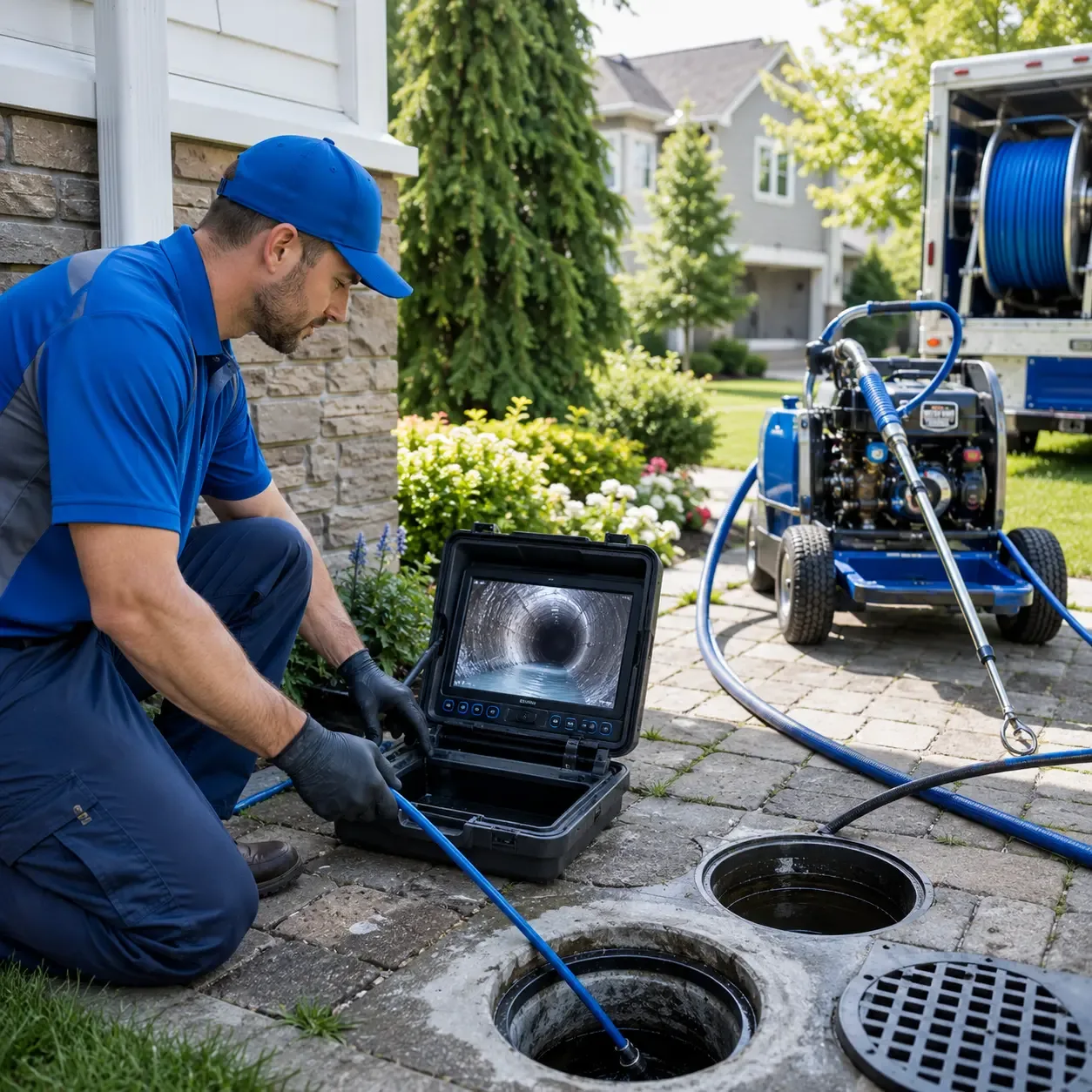 Outdoor drain cleaning professionals serving Elsah, IL