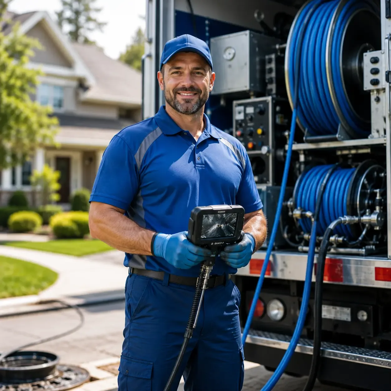 Local outdoor drain cleaning specialists in Elsah, IL